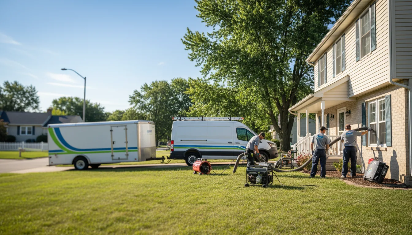 Flooded Basement Restoration And Cleanup With Repair in Homerville, OH near me